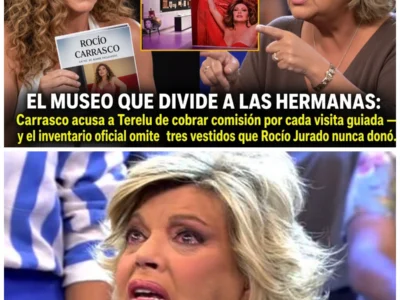 La crisis más brutal en la historia de la crónica social! La caída de Terelu y el escándalo del museo de Rocío Jurado que sacuden la televisión y la música La colaboradora, acusada de “teatro” y falsedad, ve cómo su imagen se desploma en medio de un terremoto que también arrasa con el patrimonio de la artista en Chipiona, donde piezas clave desaparecen. La gestión del legado de Rocío Jurado, en medio de denuncias y polémicas, revela una historia de traiciones y falta de respeto que hiere la memoria de una leyenda. La confluencia de estos escándalos refleja un escenario donde la dignidad y la historia se están vendiendo al mejor postor. “¿Hasta qué punto la verdad puede destruir los ídolos de la televisión y la música?” ¿Será solo el principio o el fin de un imperio de mitos?