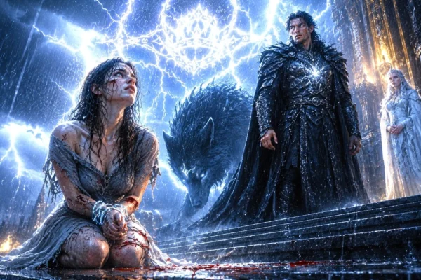 El Rey Alfa la dejó bajo la lluvia.<p>.<p>.<p> Entonces, un rayo pronunció su nombre real.<p>