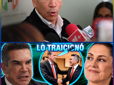 ALITO MORENO TRAICIONADO por VICENTE FOX tras la Reunión PRI-PAN: Sheinbaum lo PREDIJO