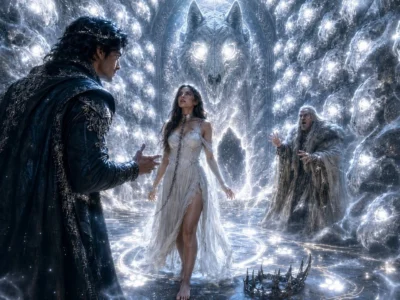 El Rey Alfa envió a la chica sin aroma al Relicario de los Lobos.<p>.<p>.<p> hasta que todos los cráneos se volvieron hacia ella.<p>