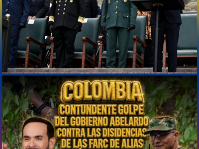 Contundente golpe del gobierno Abelardo contra las disidencias de las FARC de alias “Iván Mordisco”