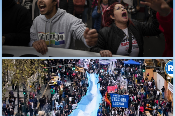 ¡TREMENDO! Multitudinaria marcha de la bronca CONTRA EL GOBIERNO de Milei