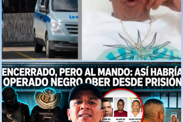 “SE LES ACABÓ LA FIESTA”: El operativo y traslado que sacude al temido ‘Negro Ober’ desde la cárcel