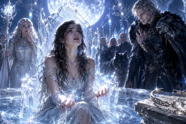 The Alpha King Threw His Luna Into the Glass Lake—Then It Revealed He Still Loved Her