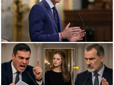 La guerra secreta en Zarzuela: ¿Un veto velado que puede acabar con la autoridad de Felipe VI en el día más importante? La Casa Real ha impuesto un silencio absoluto sobre la presencia de la Princesa Leonor en el acto del 17-F, dejando al rey en un limbo que parece más una derrota que una estrategia. La filtración de una reunión clandestina entre Pedro Sánchez y Juan Carlos I revela un enfrentamiento de poderes que pone en jaque la legitimidad de la monarquía y su futuro en plena crisis. “¿Hasta cuándo podrán mantener la fachada de unidad cuando las propias instituciones se pelean en la sombra?” ¿Será este el momento en que la autoridad del rey se desplome por completo ante la presión interna y externa?