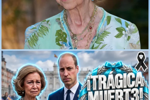 LA REINA SOFÍA EN LAGRIMAS por TRÁGICA MUERT3 y ANUNCIO DEL PRÍNCIPE GUILLERMO