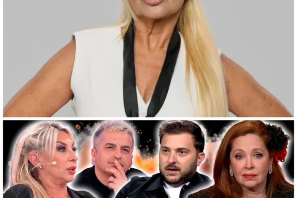¡Fuego cruzado y defensa heroica en plena pantalla! La exvedette disparó munición gruesa contra dos figuras intocables del espectáculo y la televisión, desatando un contraataque inmediato cuando su propio heredero salió a poner el pecho y marcarle la cancha a quienes intentaron ningunearla públicamente.  “Dime a qué pesos pesados provocas y te diré qué hijo sale al rescate en horario central.” Cansada de los dobles discursos y los desplantes compartidos en los pasillos de los canales, la mediática no dudó en apuntar de lleno contra la histórica actriz de telenovelas y el filoso panelista, encendiendo una acalorada batalla mediática que escaló por completo cuando su hijo rompió el silencio con declaraciones explosivas que dejaron a todos los presentes atónitos.  Descubrí las acusaciones completas y el encendido cruce familiar en el hilo destacado de los comentarios.