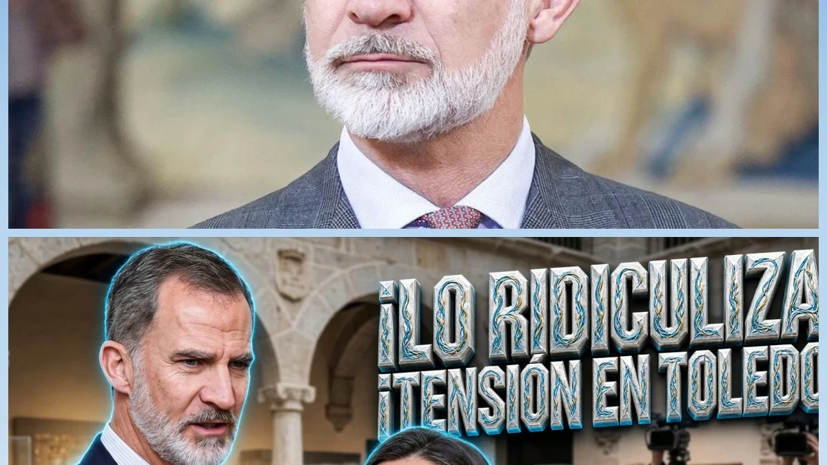 LA REINA LETIZIA RIDICULIZA al REY FELIPE en PLENO ACTO
