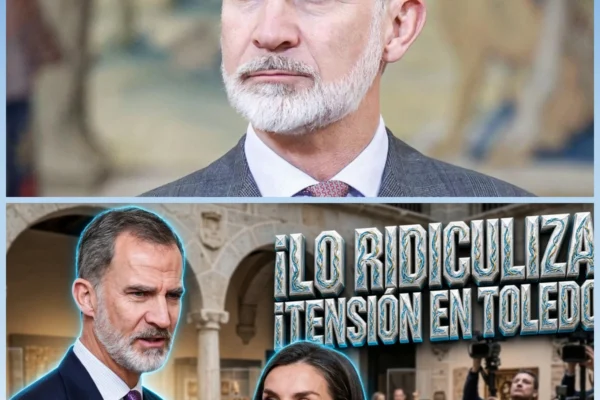 LA REINA LETIZIA RIDICULIZA al REY FELIPE en PLENO ACTO