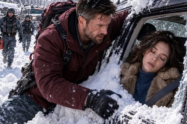 Ella lo llamó un simple leñador andrajoso que solo servía para abrir caminos en la nieve, ignorando que el hombre que la arrancó con sus propias manos de una tumba blanca bajo cero era una leyenda viva de la que todo el mando militar hablaba en susurros.  Valeria Montenegro, la implacable presidenta ejecutiva del consorcio minero y hotelero más poderoso de la región, jamás se permitía mostrar debilidad. Para ella, los seres humanos se dividían estrictamente en dos categorías: aquellos que firmaban los cheques y los peones descartables que ejecutaban las órdenes. Durante su viaje de inspección al exclusivo complejo alpino donde planeaba despedir a cientos de empleados locales para maximizar beneficios, una tormenta histórica desató una feroz avalancha que sepultó su camioneta blindada en el fondo de un barranco remoto. Sin señal de teléfono, con el oxígeno agotándose y el frío congelándole las extremidades, el pánico la consumió por completo. La muerte parecía inevitable hasta que el techo retorcido del vehículo fue arrancado a la fuerza por un hombre solitario. Se trataba de Julián, un padre viudo de mirada taciturna que vivía en una cabaña rústica al pie del macizo junto a su pequeña hija de siete años. Julián la cargó a través de la ventisca durante tres kilómetros, resguardándola en su humilde refugio de leña, donde le cedió su propia manta térmica y su único tazón de caldo caliente. Lejos de agradecer el gesto heroico, Valeria recuperó el aliento y de inmediato lo trató con arrogancia, ofreciéndole un fajo de billetes arrugados como si fuera una limosna por haber cumplido una tarea menor, reprochándole además el estado precario de la cabaña e insistiendo en que hombres como él jamás entenderían el valor del tiempo de una mujer de su calibre. Julián no aceptó el dinero; permaneció en silencio, vigilando la radio de emergencia mientras arropaba a su hija dormida, sin inmutarse ante el veneno de la empresaria.  La soberbia de Valeria se hizo trizas cuando el rugido ensordecedor de cuatro helicópteros de combate Black Hawk rompió la calma de la montaña, descendiendo de emergencia en el claro nevado justo frente a la cabaña. Un comando de fuerzas especiales fuertemente armado irrumpió en la cabaña, pero no para rescatar a la magnate. El general al mando y los oficiales de alto rango pasaron de largo frente a Valeria, ignorando por completo sus gritos de indignación corporativa, para cuadrarse con una reverencia militar impecable y saludar con máxima deferencia al humilde rescatista. En ese instante, los receptores de radio de todo el perímetro comenzaron a emitir una frecuencia militar prioritaria y clasificada que repitió el código de mando absoluto: el legendario comandante Julián Ross, el estratega militar más condecorado y temido de las fuerzas de operaciones encubiertas, a quien los cuarteles generales consideraban retirado en secreto y cuya sola mención ponía en alerta máxima a los ministros de defensa. El hombre al que ella acababa de humillar por su aspecto tosco no solo controlaba autorizaciones gubernamentales capaces de clausurar todas las minas de su consorcio con una sola firma, sino que los hombres con armas automáticas que rodeaban la cabaña estaban allí respondiendo a una señal de baliza satelital que él había activado con una orden encriptada.  Julián se colocó la insignia que los soldados le entregaron con reverencia y se acercó a la ejecutiva, que permanecía pálida y temblorosa en un rincón. Con una frialdad glacial que congeló el aire del lugar más que la propia tormenta, le entregó una carpeta sellada que acababan de traer los pilotos. Qué contenía exactamente ese archivo clasificado que vinculaba el accidente de la avalancha con la propia junta directiva de Valeria, y cuál fue la advertencia demoledora que el comandante le susurró al oído antes de subir al helicóptero con su hija, dejándola comprender que su vida entera estaba en deuda con él?  Conoce todos los detalles ocultos y el impactante desenlace de este emocionante rescate aquí:  Habrías actuado con tanta arrogancia como Valeria en una situación de vida o muerte, o crees que el poder y el dinero ciegan por completo el agradecimiento humano?